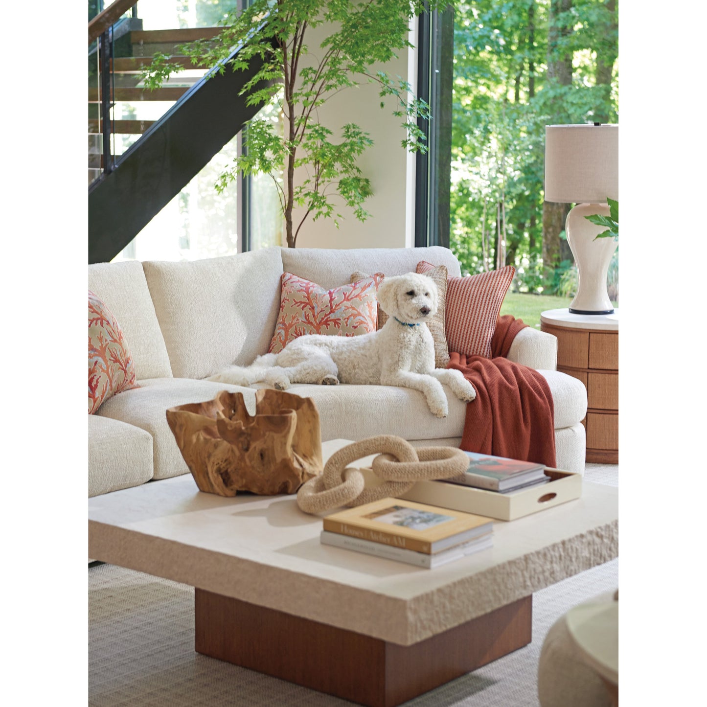 002 SI-1823549 | Additional Silo | Shadow Mountain Cocktail Table by Tommy Bahama Home in sierra. Made from unique in a transitional style.
