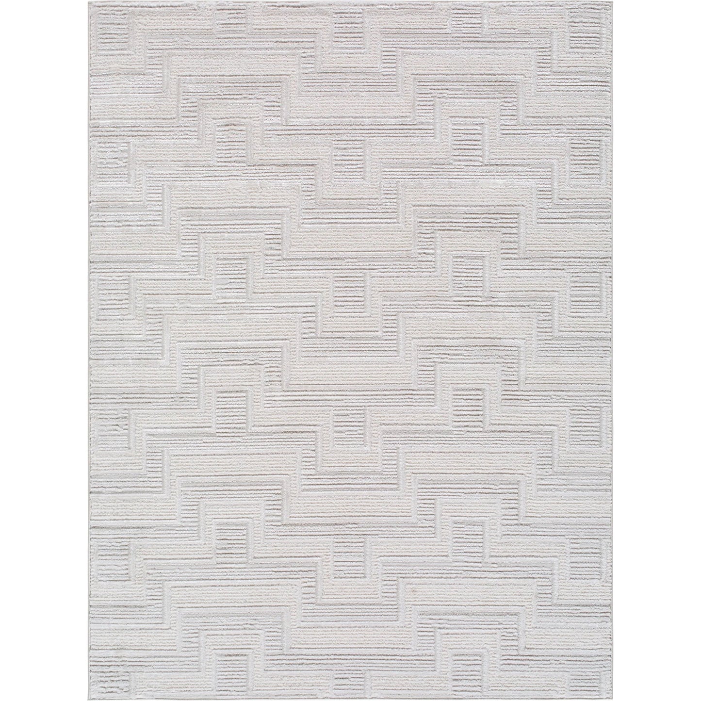 001 SI-2257897,SI-2257898 | Primary Silo | Wolly WOY-2301 Rug by Livabliss in ivory, white, light gray, cream. Made from polypropylene, polyester in a unique style.