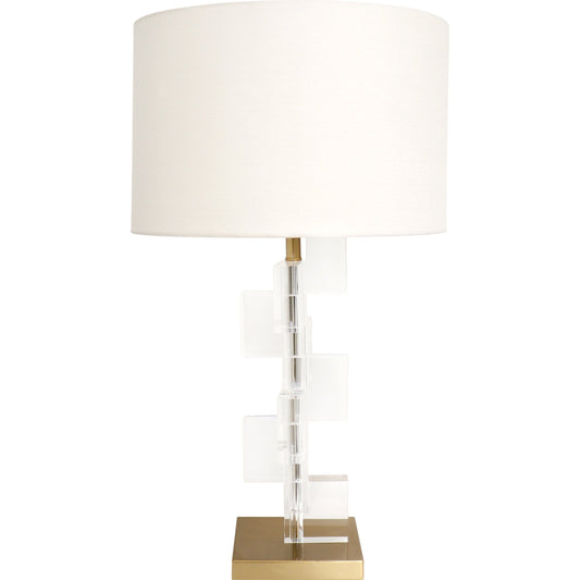 000 SR-785782 | Primary Silo | Spire Table Lamp by Pasargad Home in gold and gold, clear. Made from metal, acrylic in a transitional style.