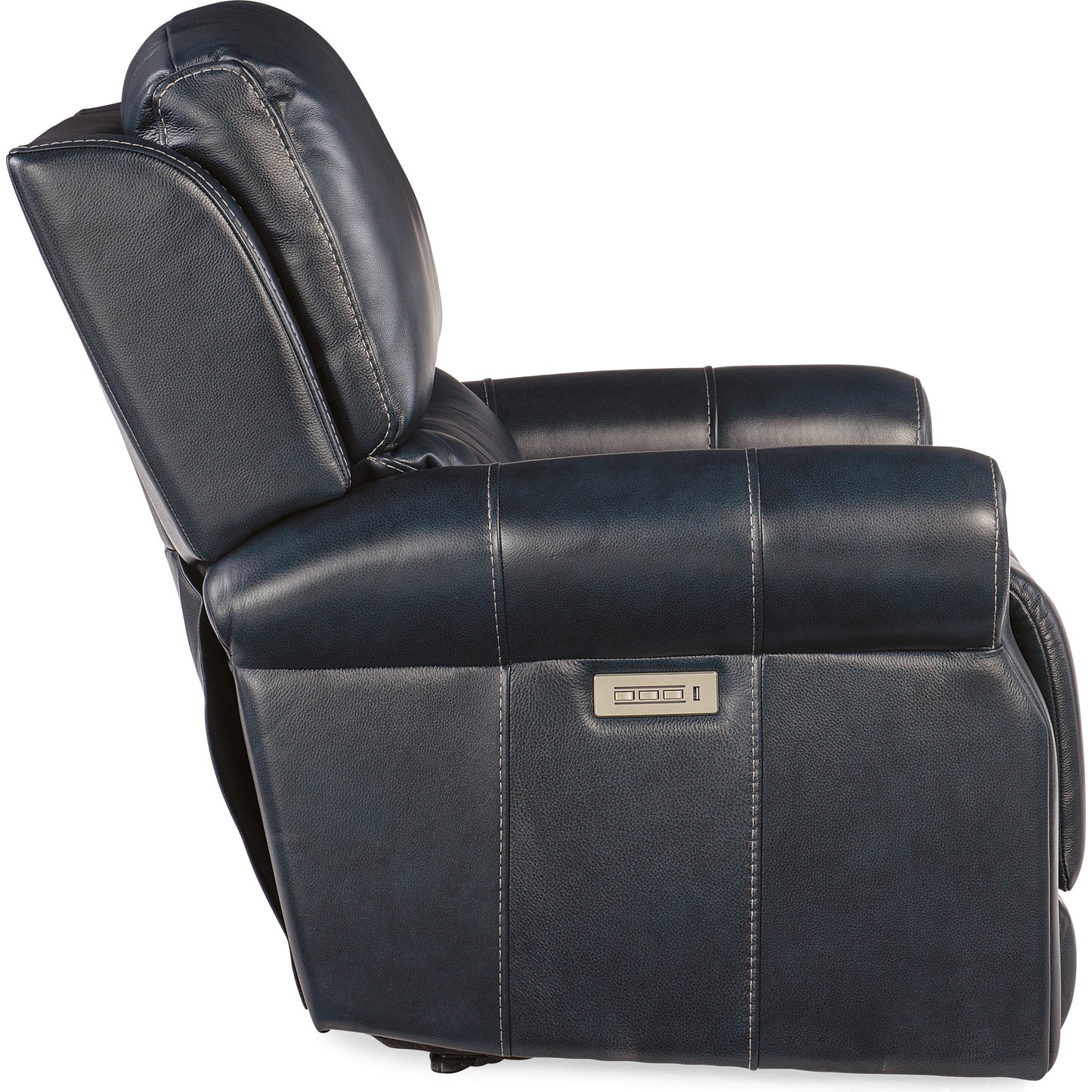 007 SI-1873120 | Additional Silo | Eisley Power Recliner by Hooker Furniture in sorrento night seas. Made from leather in a traditional style.
