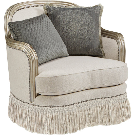 Giovanna Bezel Matching Chair by A.R.T. Furniture in beige. Made from unique in a transitional style.