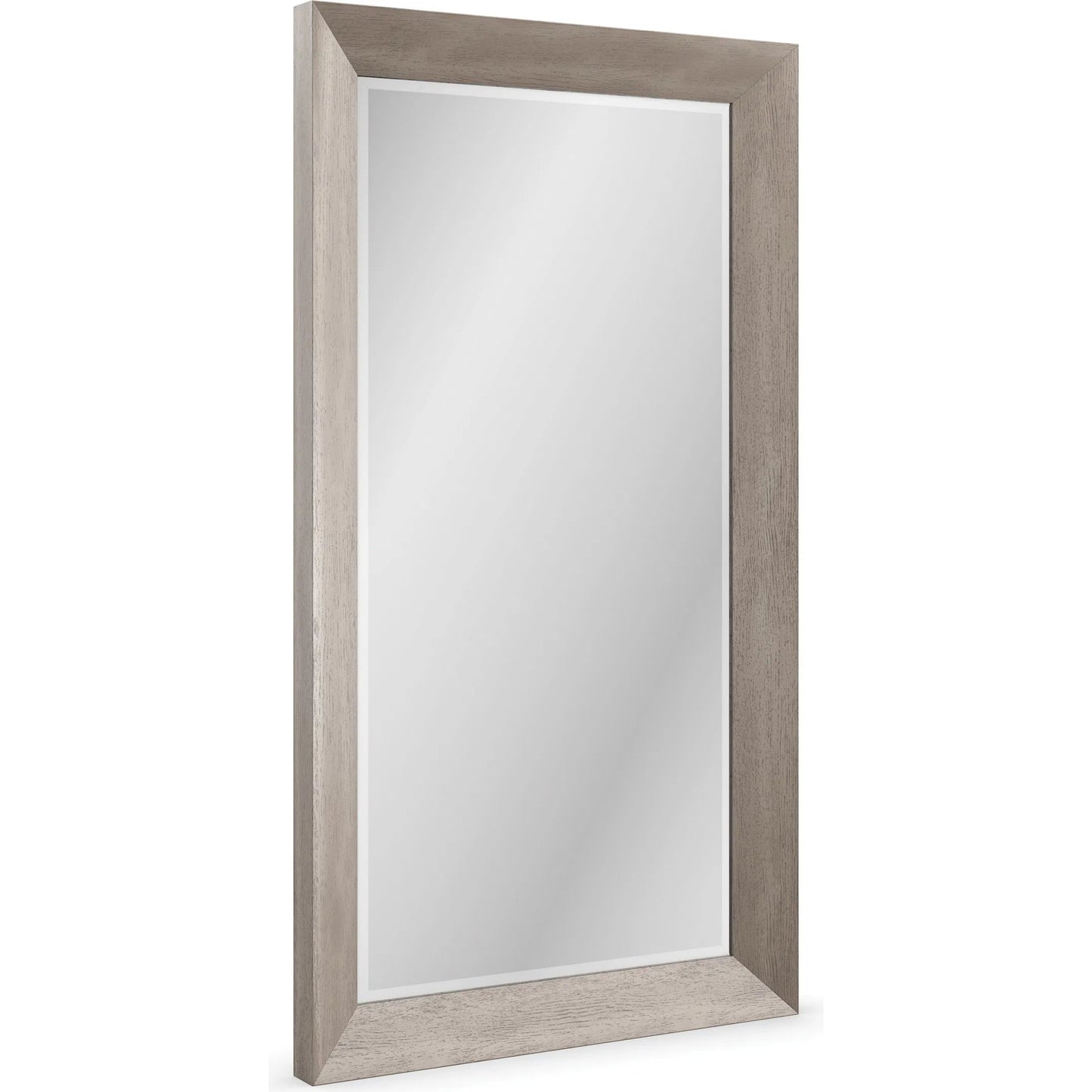 001 SI-2162863 | Primary Silo | Pondering Mirror by Caracole in ash and ash driftwood. Made from ash in a transitional style.