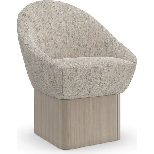 Palma Dining Chair by Caracole in sabbia. Made from asian hardwood, japanese sen in a transitional style.