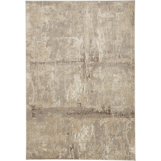 Parker Transitional Rug - 3701F by Feizy in tan, ivory, brown. Made from viscose, polyester in a unique style.