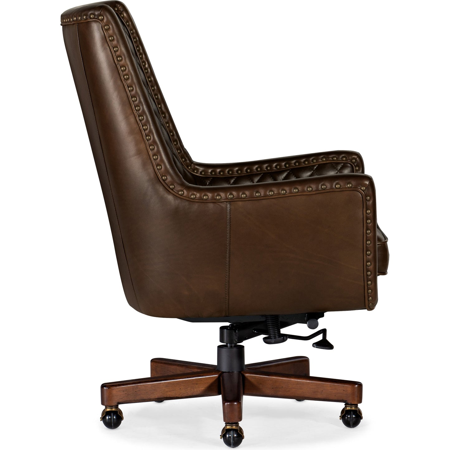 003 SI-1749002 | Additional Silo | Kent Executive Chair by Hooker Furniture in valencia arroz. Made from leather in a unique style.