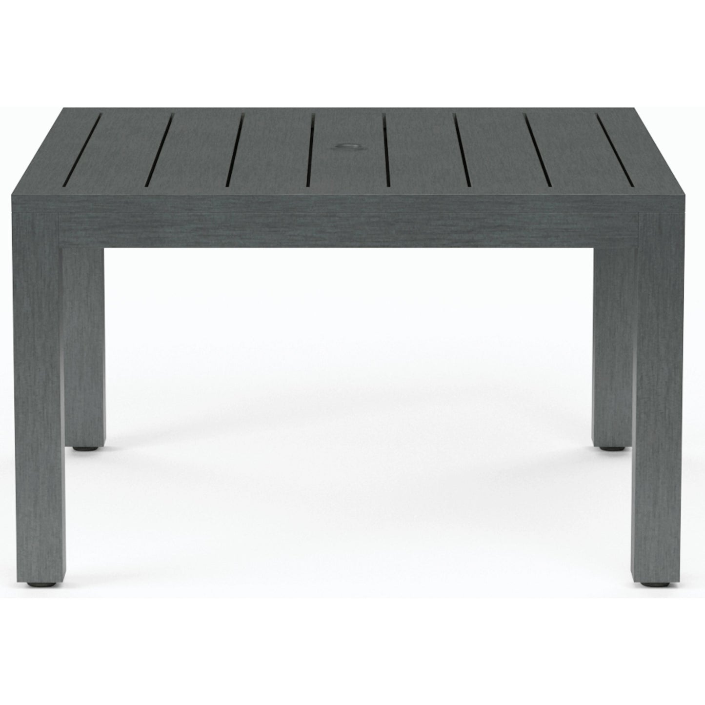 002 SI-2166991 | Additional Silo | Redondo Outdoor 48" Square Dining Table by Sunset West in slate. Made from aluminum in a modern style.