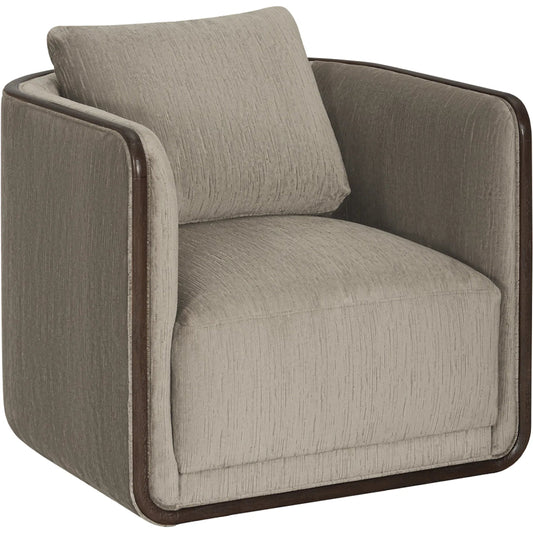 002 SI-2263403 | Primary Silo | Sagrada Swivel Chair, N-Otter by A.R.T. Furniture in hazel. Made from parrwood in a transitional style.