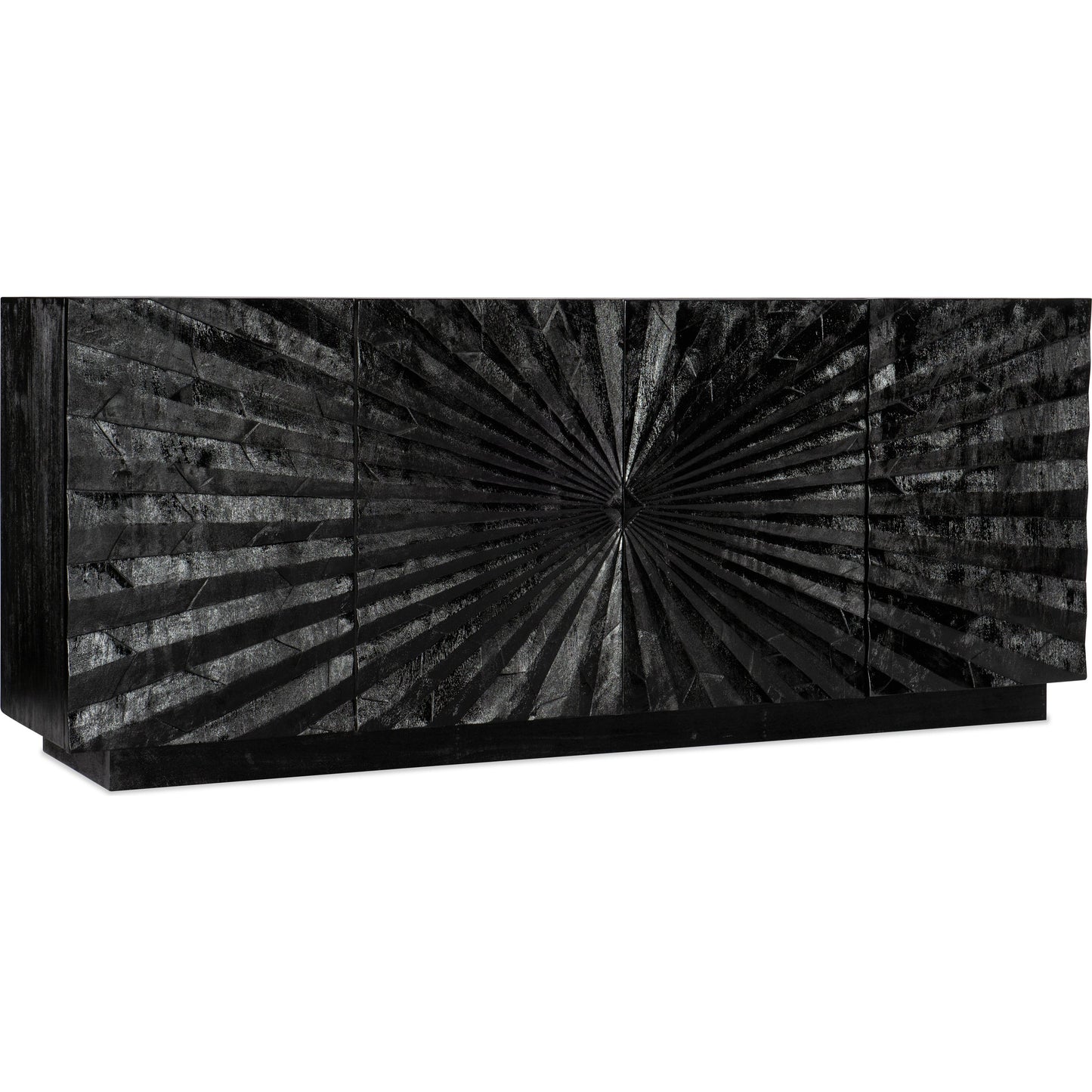 001 SI-1996319 | Additional Silo | Commerce & Market Open Space Entertainment Console by Hooker Furniture in black. Made from mango solids in a modern style.