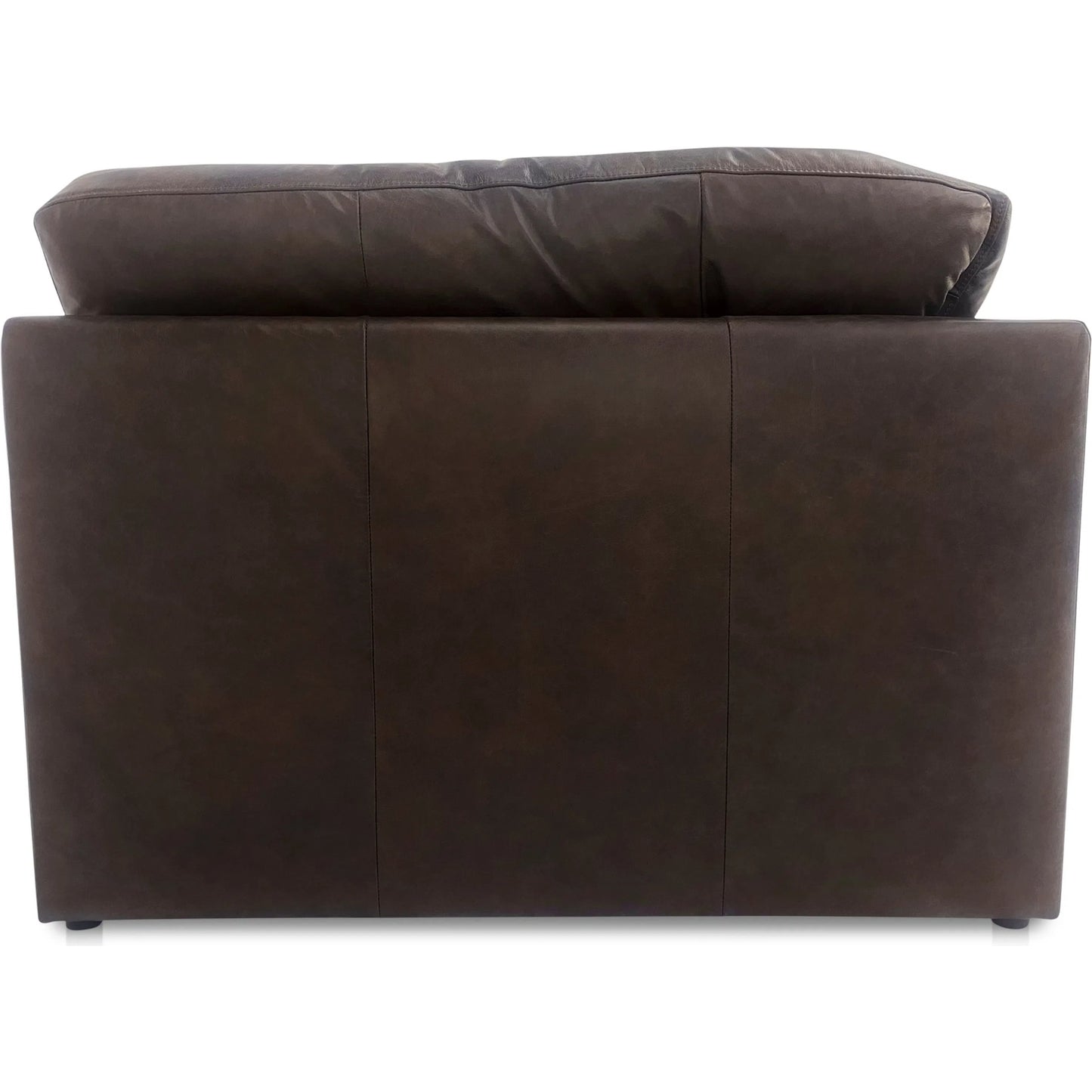 002 SI-2368389 | Additional Silo | Thurlow Corner Chair by Moe's Home Collection in espresso. Made from upholstery: 100% top grain leather, high density foam, feather fill, solid red meranti wood frame, webbing seat in a unique style.