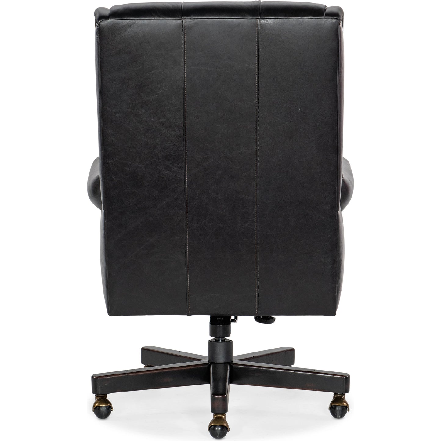 004 SI-2029067 | Additional Silo | Charleston Executive Swivel Tilt Chair by Hooker Furniture in old saddle black. Made from leather, old saddle black (aniline top grain) in a unique style.