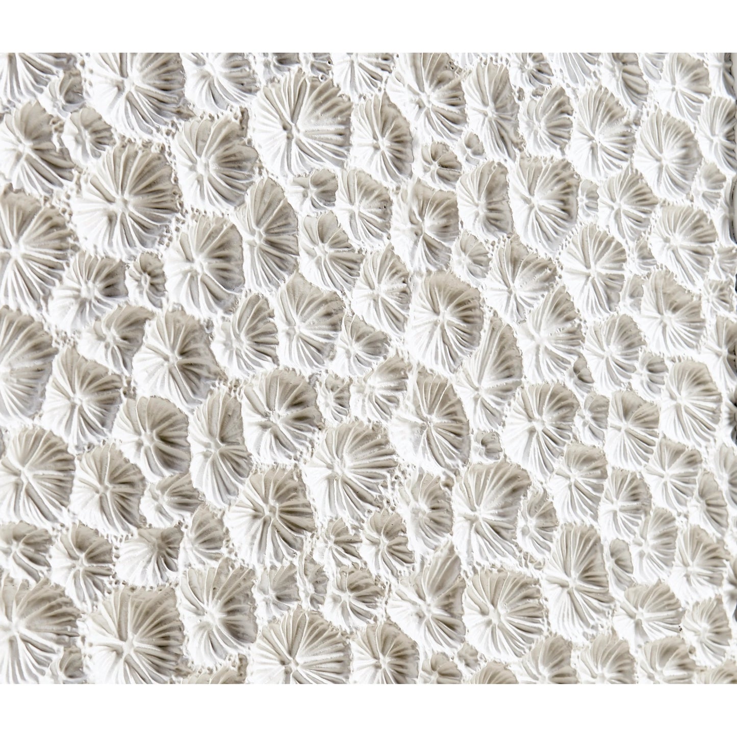 006 SI-2186267 | Closeup | Water Pelagic Cast Metal Credenza by Jonathan Charles in bleached oak. Made from oak, cast metal in a modern style.