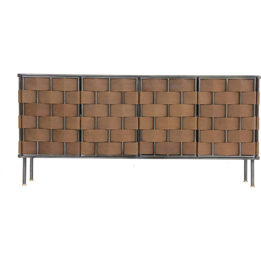 Bishop Sideboard by LH Imports in grey. Made from unique in a transitional style.