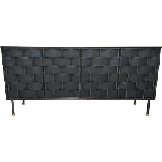 Bishop Sideboard by LH Imports in grey. Made from unique in a transitional style.