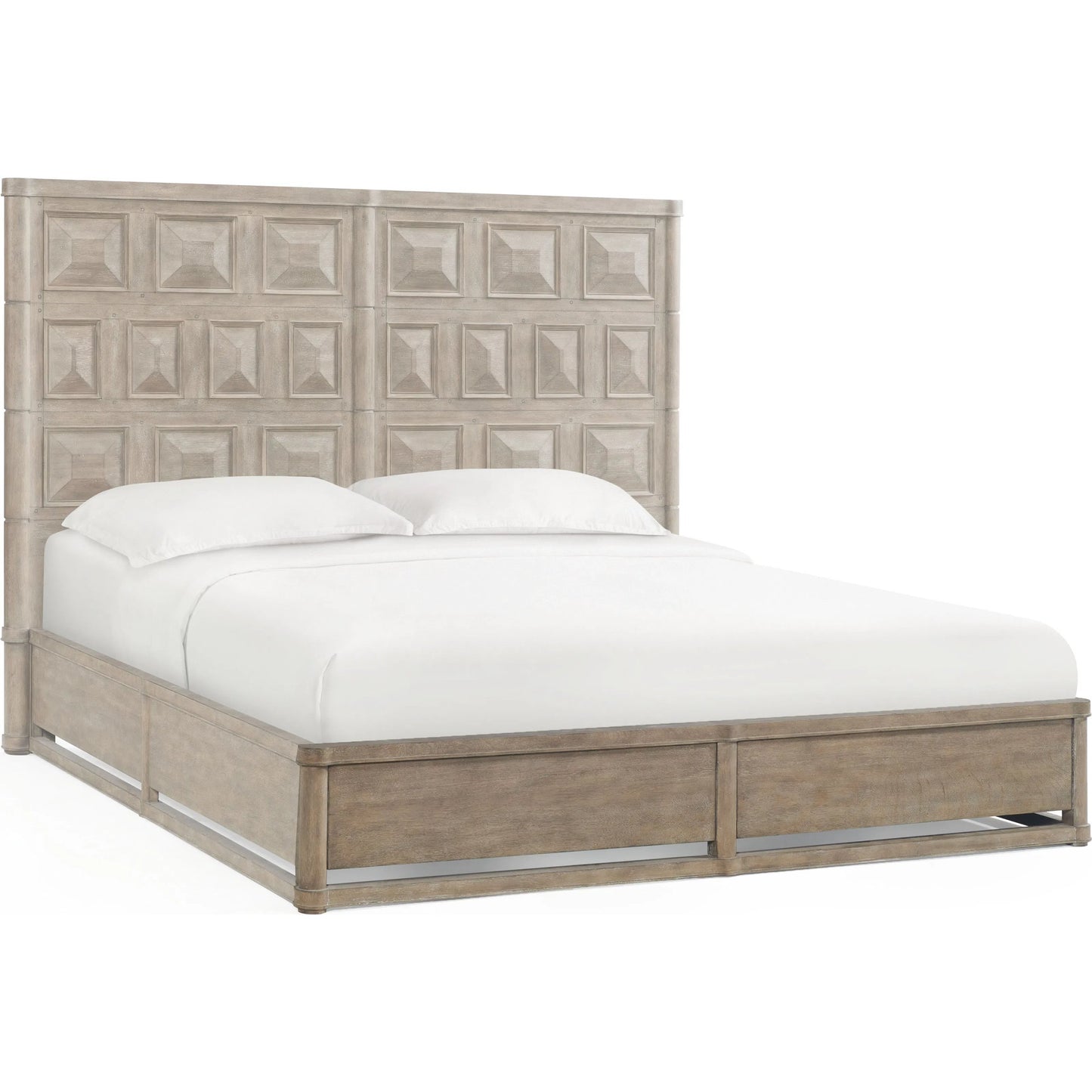 002 SI-2356210 | Primary Silo | Reforma Storage Footboard by A.R.T. Furniture in tapenade. Made from parawood solids, random match flaky oak veneers in a traditional style.