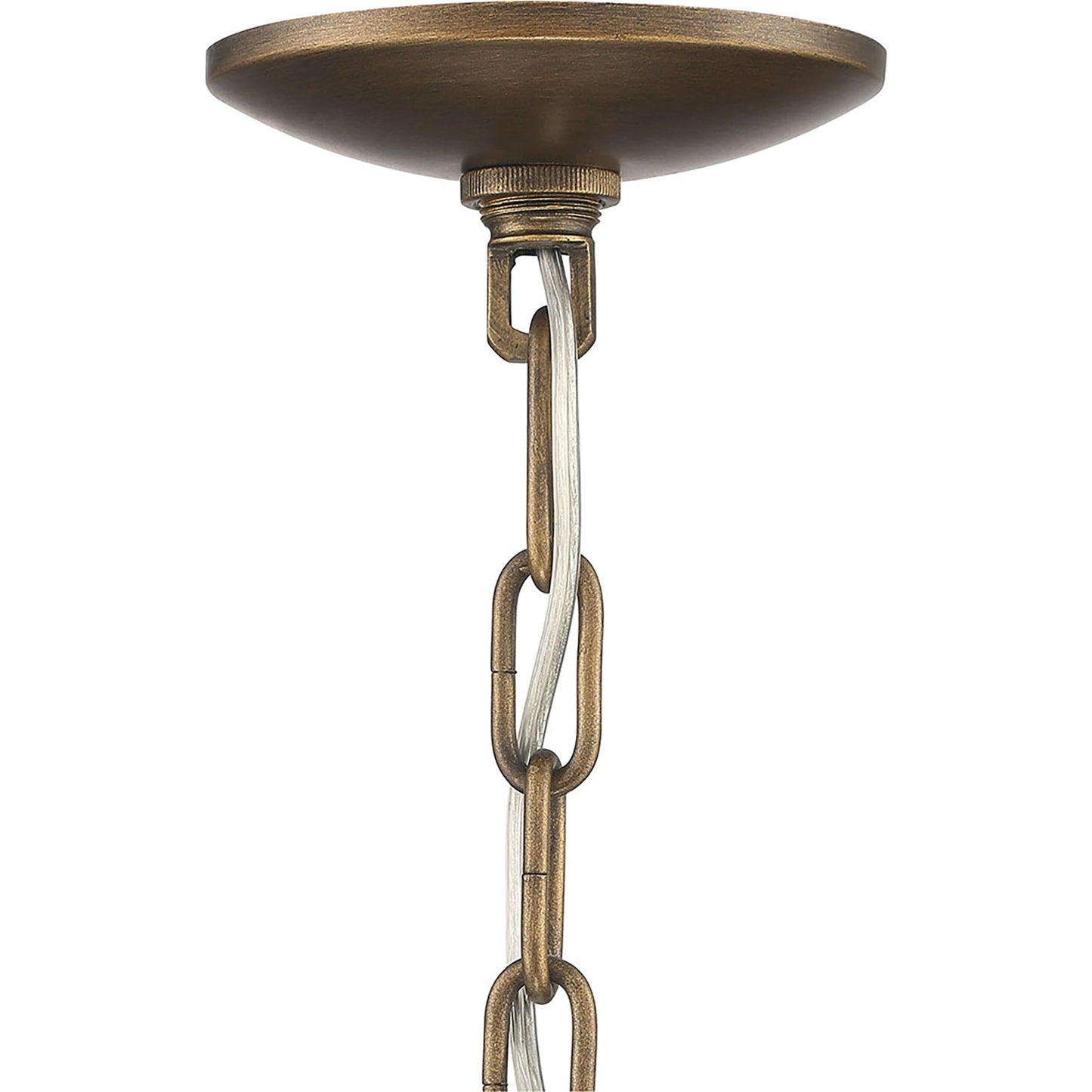 003 SI-1966007 | Additional Silo | Tailor Chandelier by Lumanity in light bronze. Made from iron, paper in a cottage & farmhouse style.