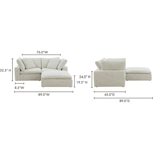 Clay Nook Modular Sectional by Moe's Home Collection. Made from unique in a modern style.