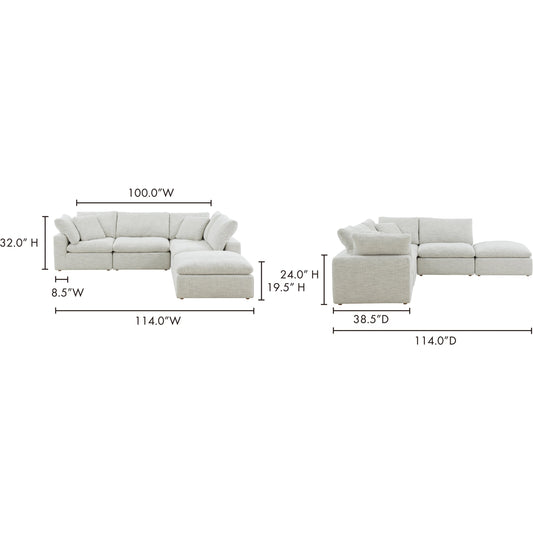 Terra Condo Dream Modular Sectional by Moe's Home Collection. Made from unique in a modern style.