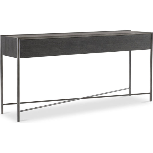 001 SI-2513538 | Primary Silo | Outline Console Table by Bernhardt. Made from wood, metal in a transitional style.