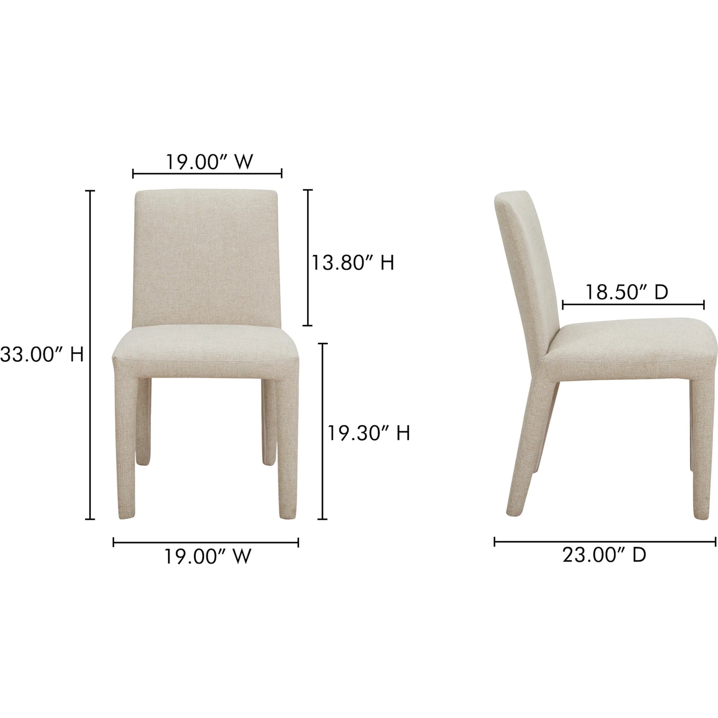 026 SI-2368216 | Lifestyle | Monte Dining Chair (Set of 2) by Moe's Home Collection. Made from unique in a unique style.