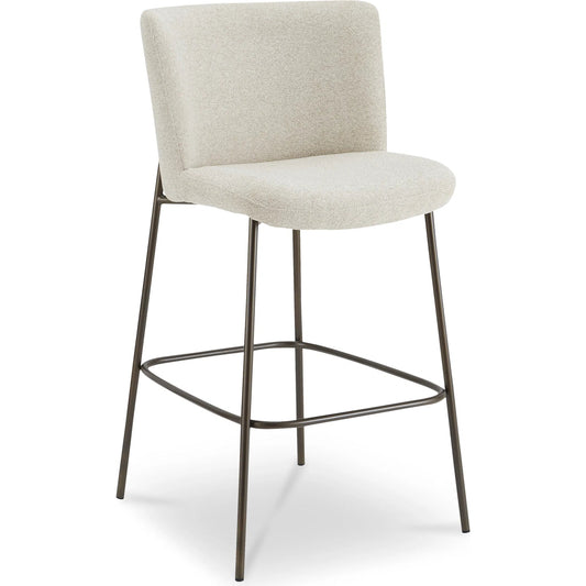 Early Bar Stool by Moe's Home Collection. Made from upholstery: 100% polyester, metal frame, foam, plywood in a transitional style.