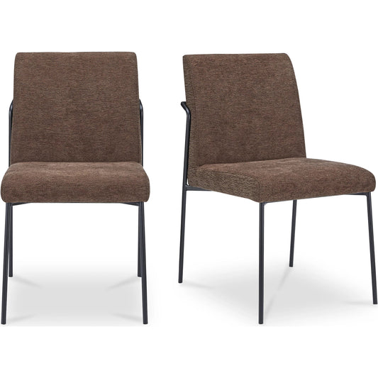003 SI-2441348 | Primary Silo | Danny Dining Chair (Set of 2) by Moe's Home Collection. Made from 100% polyester, iron frame, foam, plywood in a transitional style.