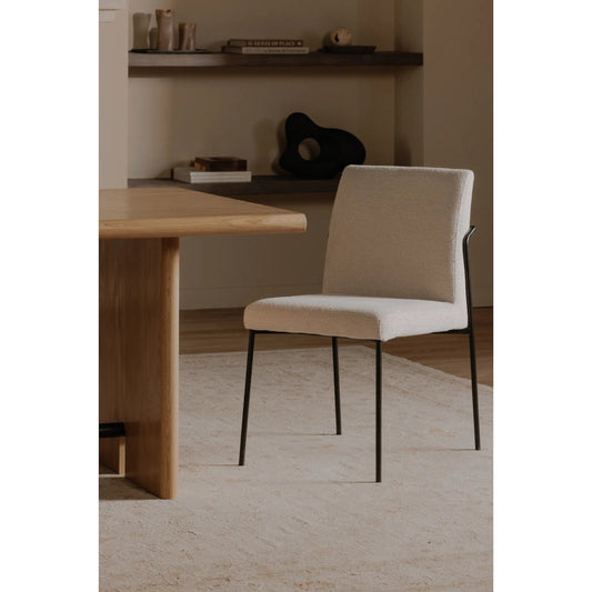 Danny Dining Chair (Set of 2) by Moe's Home Collection. Made from 100% polyester, iron frame, foam, plywood in a transitional style.