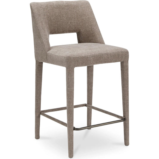003 SI-2441438 | Primary Silo | Joyce Counter Stool by Moe's Home Collection. Made from 100% polyester, iron frame, foam, plywood in a transitional style.