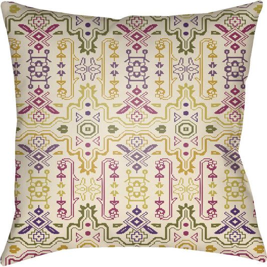 Yindi Pillow - 13078 by Livabliss. Made from front: 100% polyester, back: 100% polyester in a eclectic & global style.