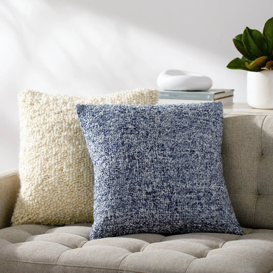 Yarns Pillow - 486068 by Surya. Made from front: 100% polyester, back: 100% polyester in a modern style.