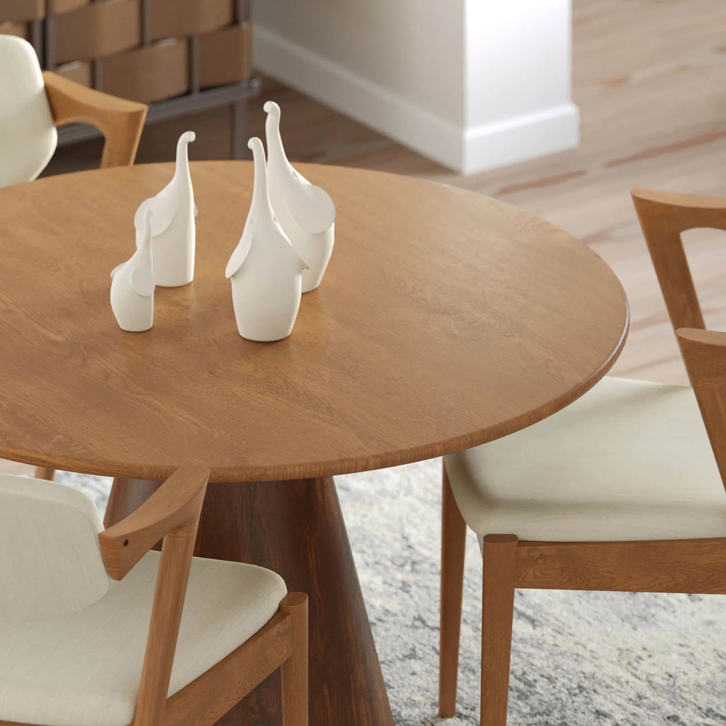 006 SI-2325348 | Lifestyle | Peyton Dining Table by LH Imports in brown and honey. Made from solid mango wood in a unique style.