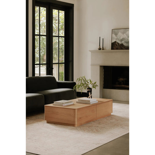 Round Off Coffee Table by Moe's Home Collection. Made from unique in a transitional style.
