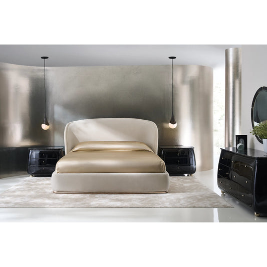 Beauty Sleep Bed by Caracole in woodland gray. Made from birch in a transitional style.