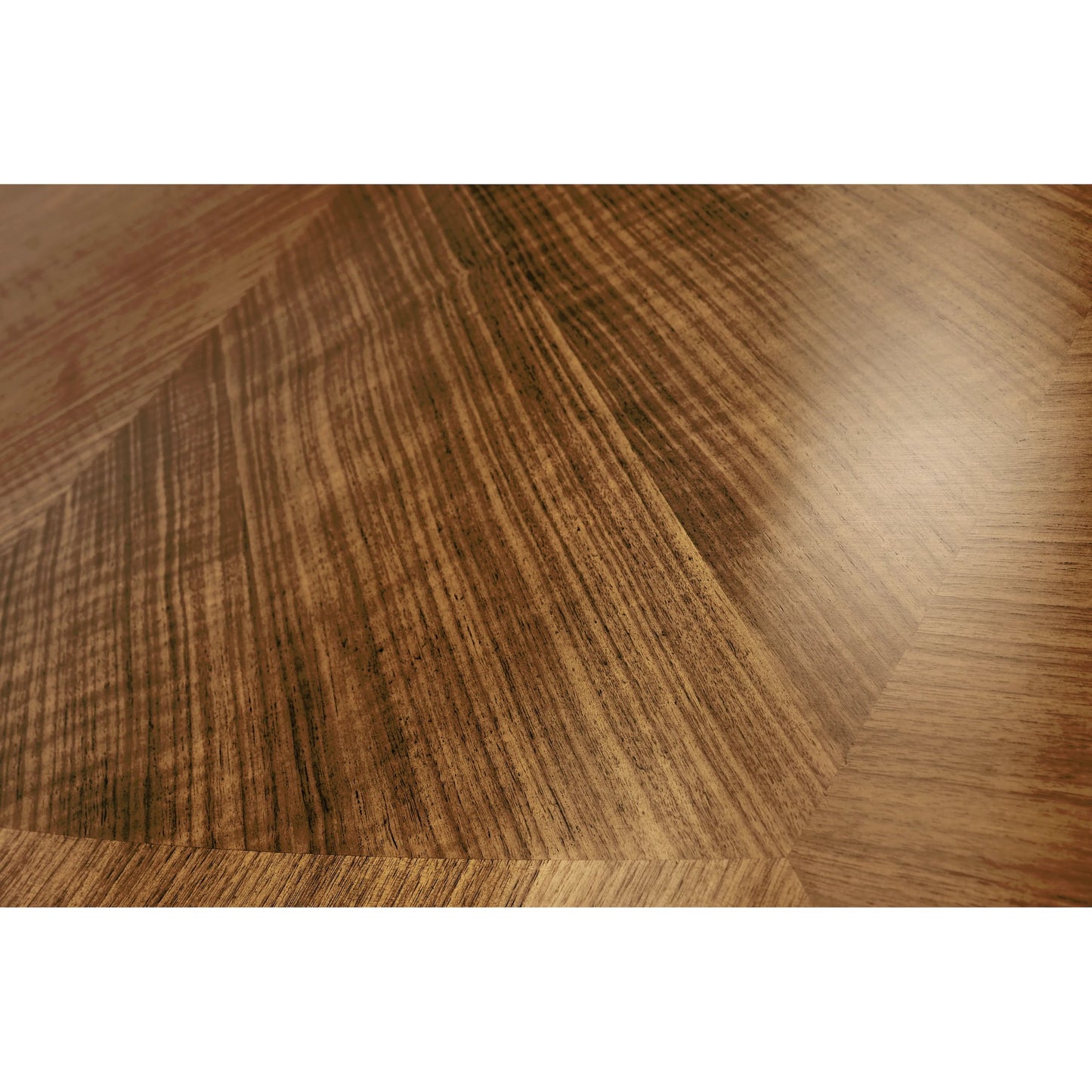 010 SI-1991091 | Closeup | Toulouse Walnut Dining Table by Jonathan Charles in walnut. Made from walnut quarter figured veneer in a modern style.