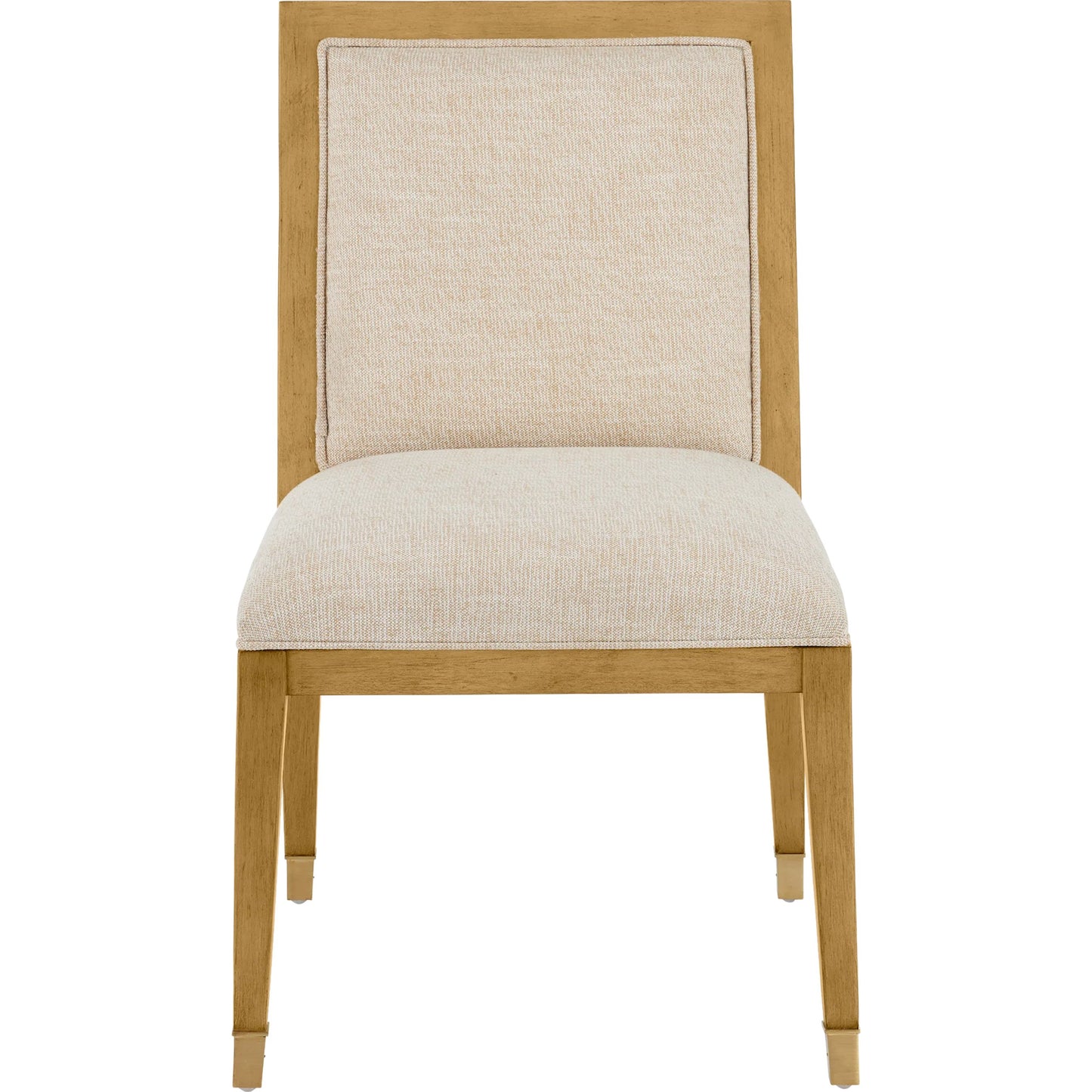 024 SI-2191838 | Additional Silo | Santos Side Chair by Currey and Company. Made from mahogany, rattan, brass in a modern style.