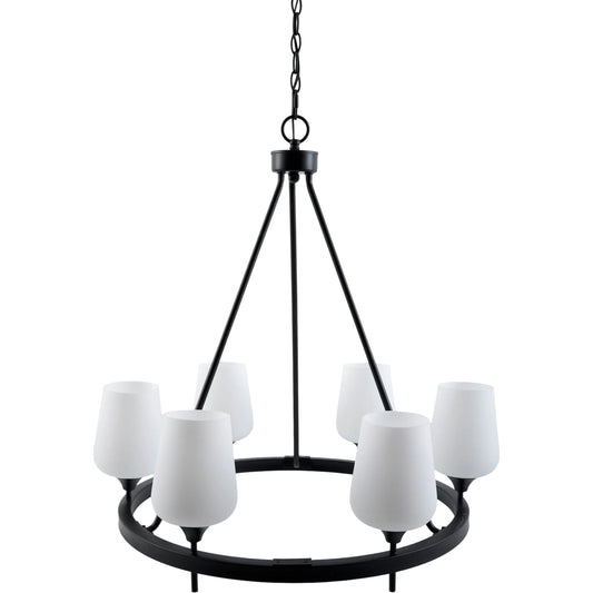 000 SI-2631565 | Primary Silo | Yueva Chandelier by Livabliss in powder coated. Made from iron, glass in a unique style.