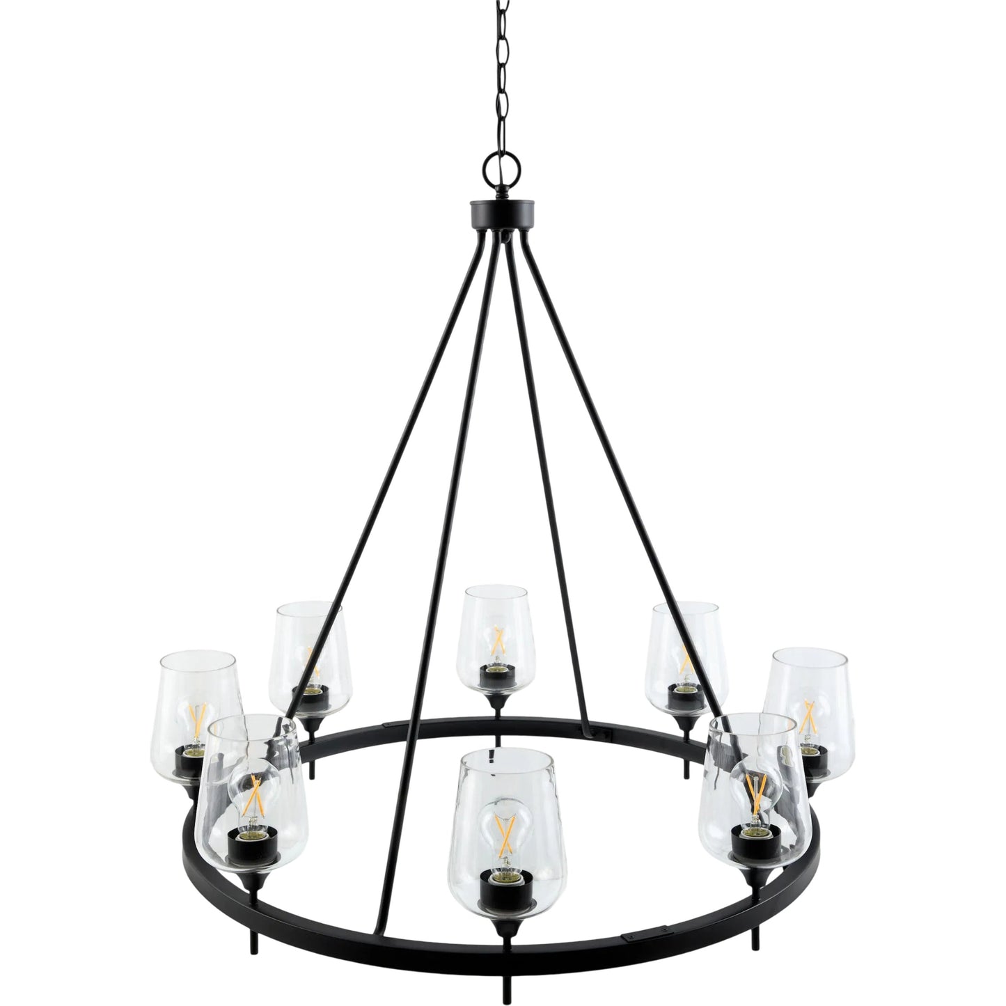 001 SI-2631572 | Primary Silo | Yueva Chandelier by Livabliss in powder coated. Made from iron, glass in a unique style.
