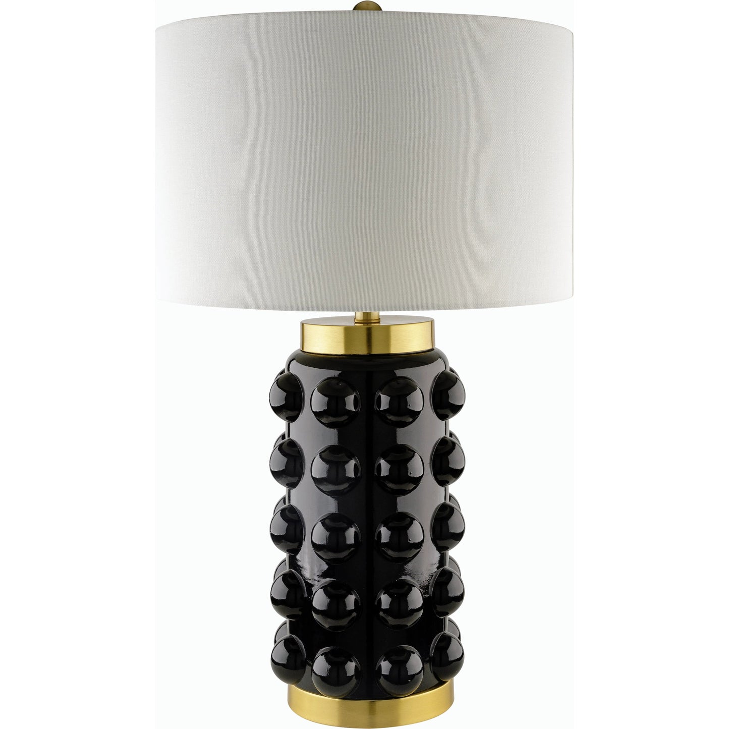 001 SI-2165559 | Primary Silo | Yume Accent Table Lamp - 535854 by Surya in platedpaintedplated. Made from glass, iron, linen in a modern style.