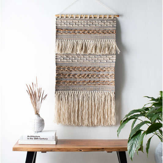 Yavan - 24604 by Livabliss in tan, ivory. Made from 100% jute, 100% wood in a eclectic & global style.