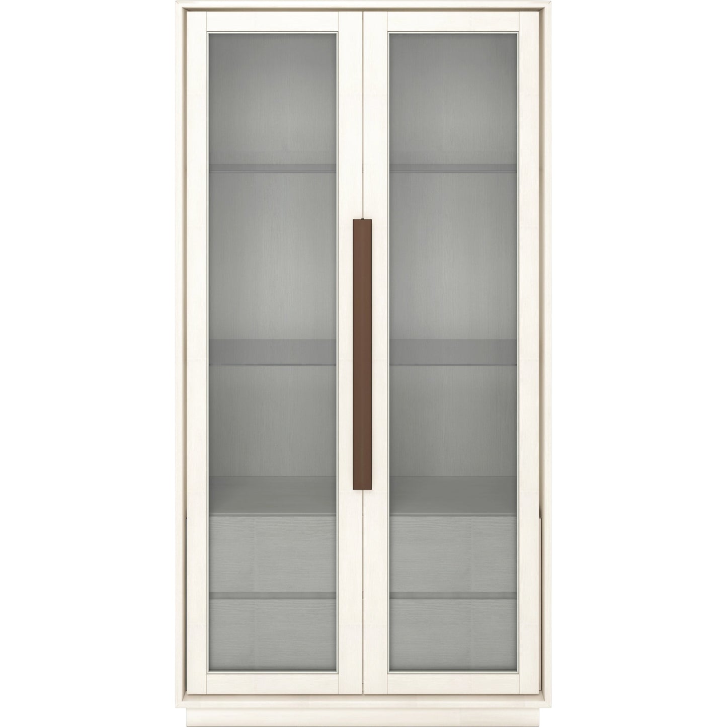 002 SI-2064938 | Additional Silo | Blanc Display Cabinet by A.R.T. Furniture in alabaster, burnished bronze. Made from parawood solids, metal, glass in a modern style.