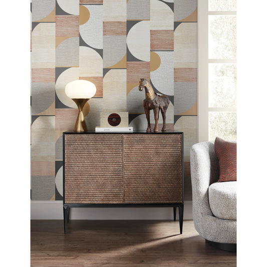 Melange Boucle Accent Chest by Hooker Furniture in blacks and black, brown. Made from unique in a modern style.