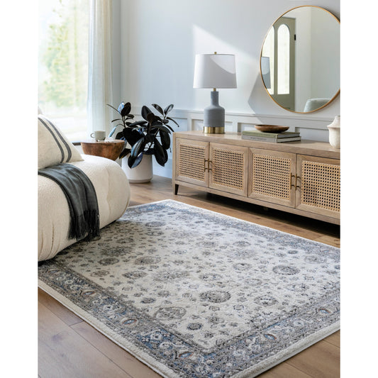 Zidane Rug - 494508 by Livabliss in white, dark brown, blue, black, olive, rust. Made from polyester in a unique style.