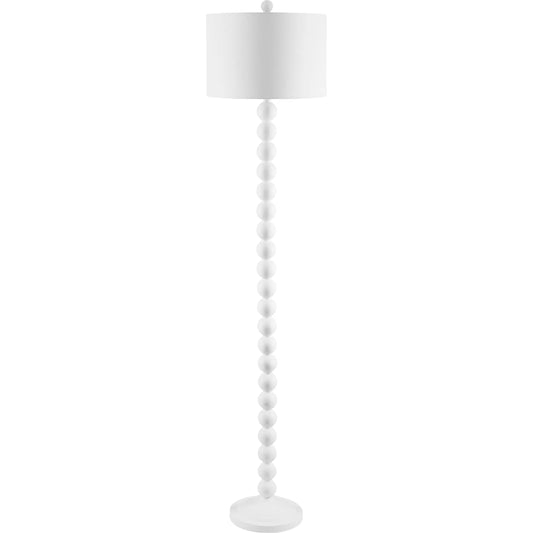 Zelda Accent Floor Lamp - 535897 by Surya in translucent, white, metallic brass, beige and paintedpaintedpainted. Made from resin, linen in a transitional style.