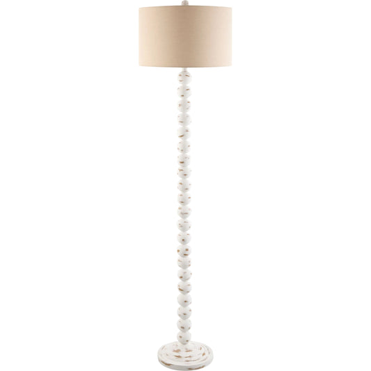 000 SI-2631829 | Primary Silo | Zelda Accent Floor Lamp by Livabliss in hand painted. Made from resin, linen, polyester, iron in a unique style.