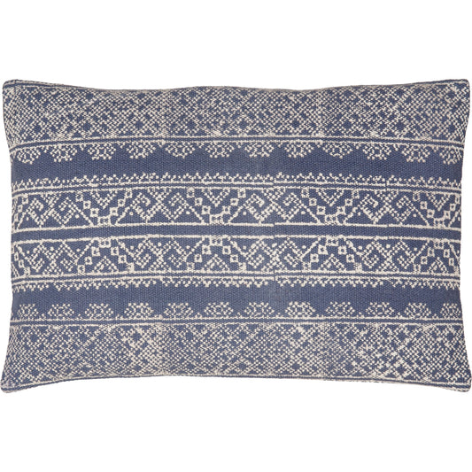 001 SI-1894092,SI-1894093 | Primary Silo | Zendaya Pillow - 24043 by Surya in dark blue. Made from 100% cotton in a eclectic & global style.