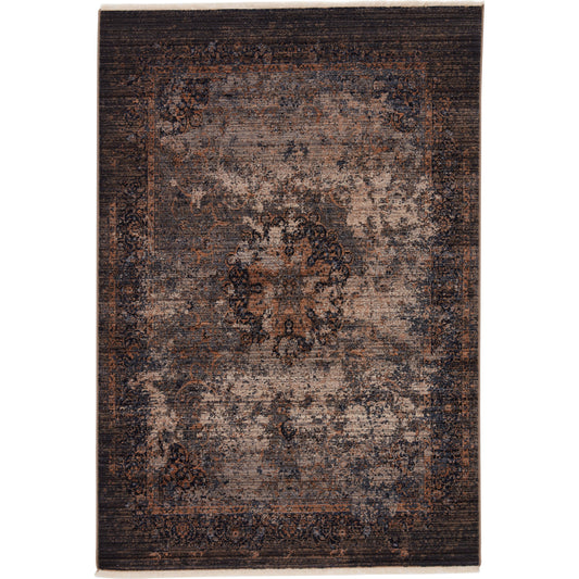 001 SI-2386541,SI-2444853,SR-907929,SR-907930,SR-907931 | Primary Silo | Zefira ZFA02 Rug by Jaipur Living in dark blue, gold. Made from 100% polypropylene in a unique style.