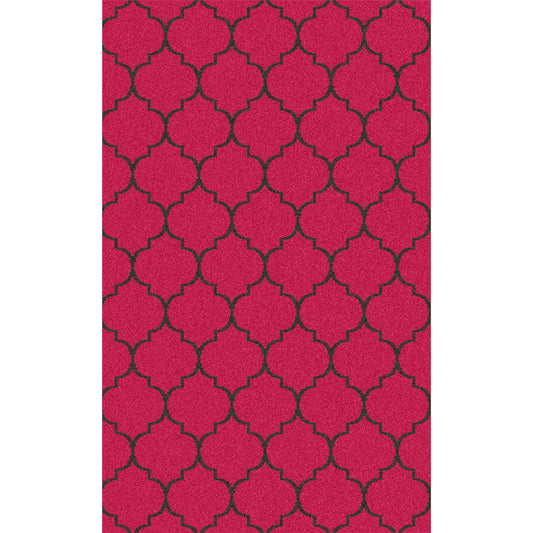001 47661-20556,47661-20557,47661-20558 | Primary Silo | Zahra ZHA-4012 Indoor/Outdoor Rug by Surya in fuchsia, black. Made from 100% wool in a unique style.