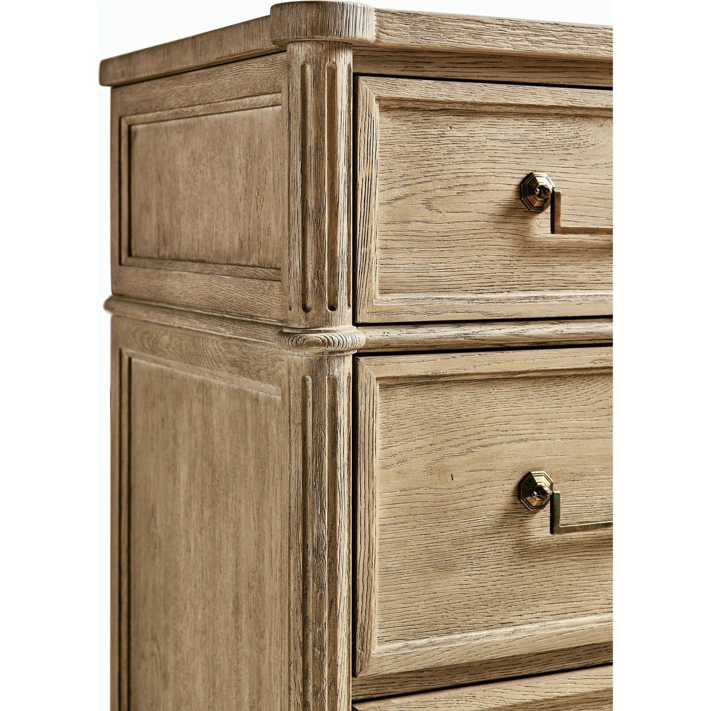 013 SI-2186322 | Closeup | Timeless Kalpa Louis XVI Drawer Chest by Jonathan Charles. Made from unique in a unique style.