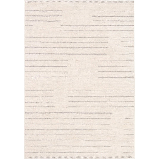 Ziyad ZIY04 Rug by Jaipur Living in ivory, light gray. Made from 55% polyester 45% polypropylene in a unique style.