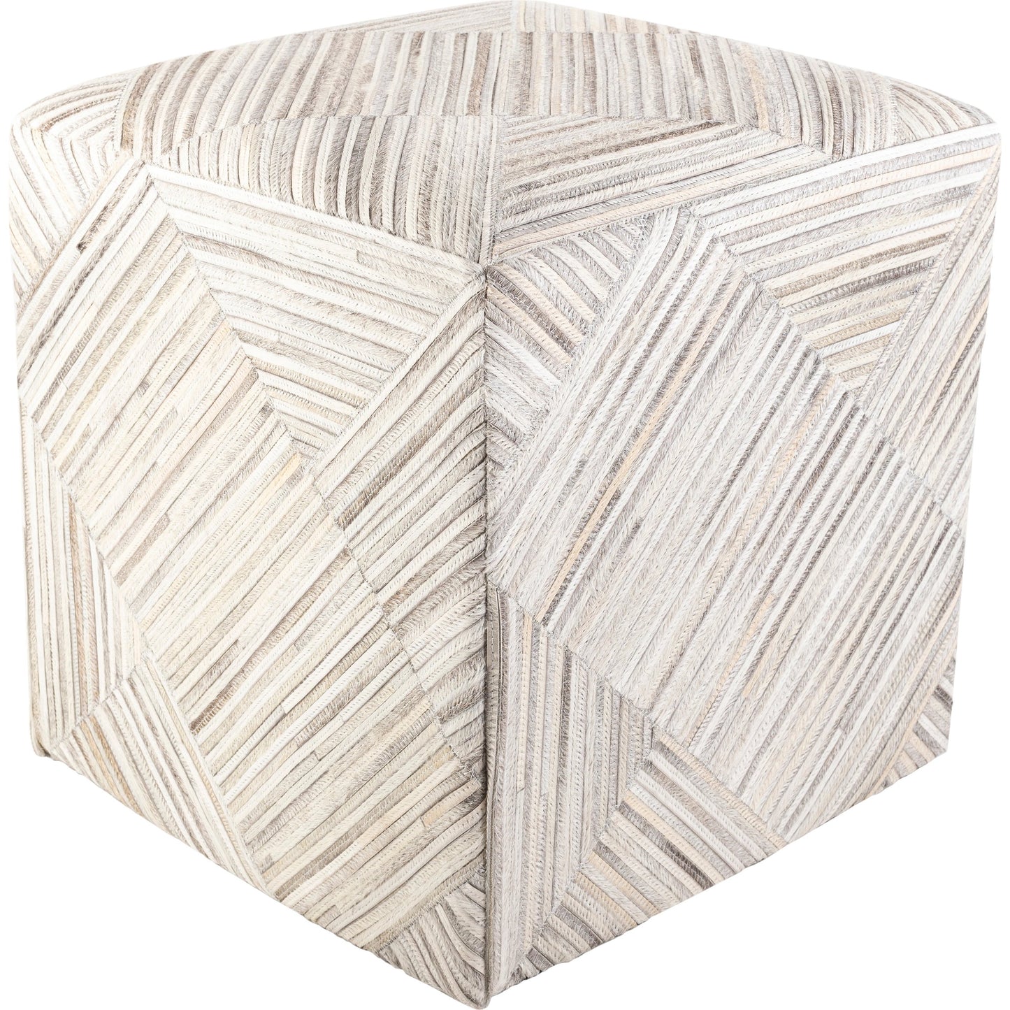 001 SI-1893926 | Additional Silo | Zander - 29911 by Surya in medium gray, taupe. Made from 100% hair on hide, 100% others, wood, 100% felt in a transitional style.