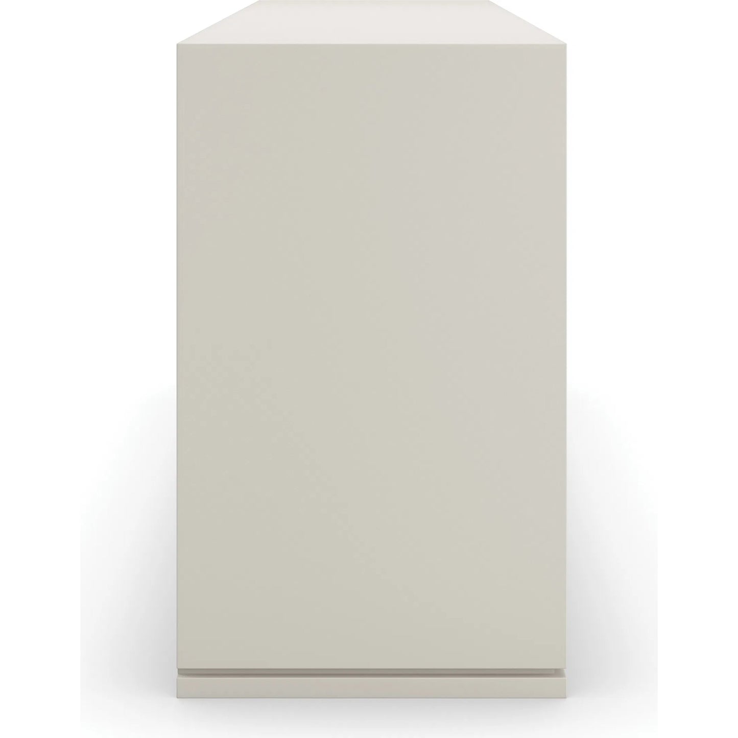 002 SI-2162860 | Additional Silo | Silver Lining Dresser by Caracole in silver and almond milk, brushed stainless. Made from poplar in a unique style.